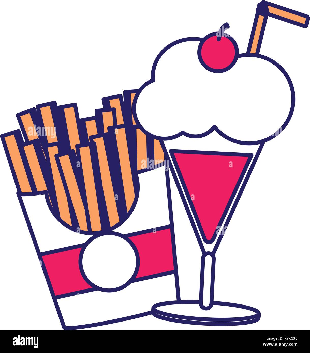 Fast food design Stock Vector Image & Art - Alamy