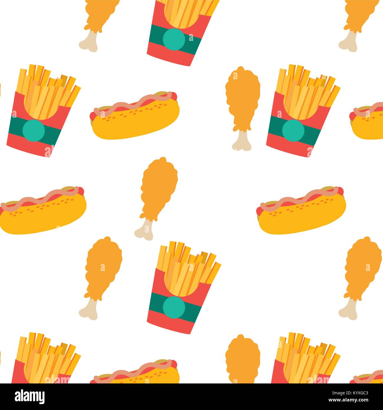 Fast food background Stock Vector Image & Art - Alamy