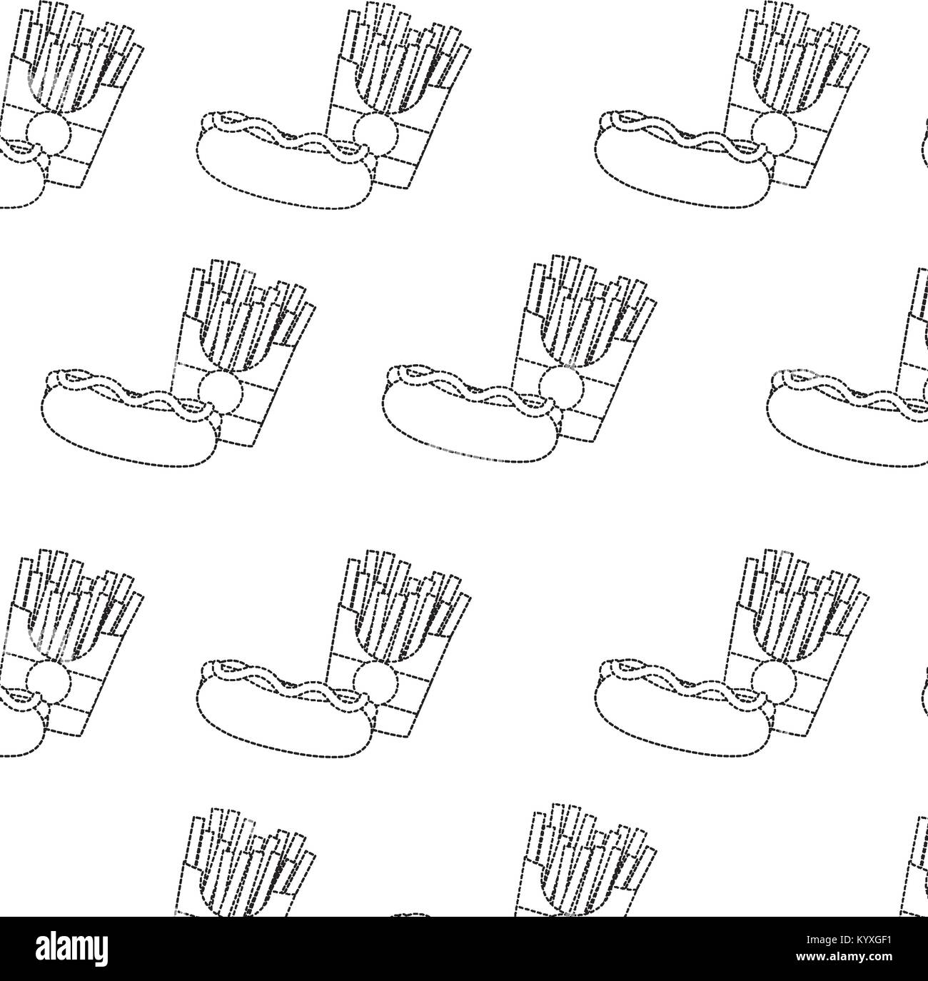 Fast food background Stock Vector Image & Art - Alamy