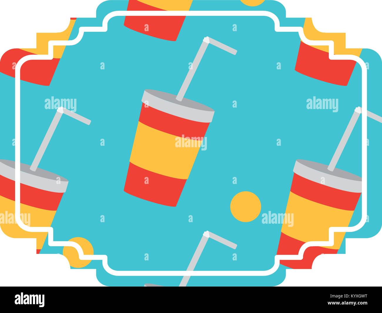 Isolated soda label design Stock Vector Image & Art - Alamy