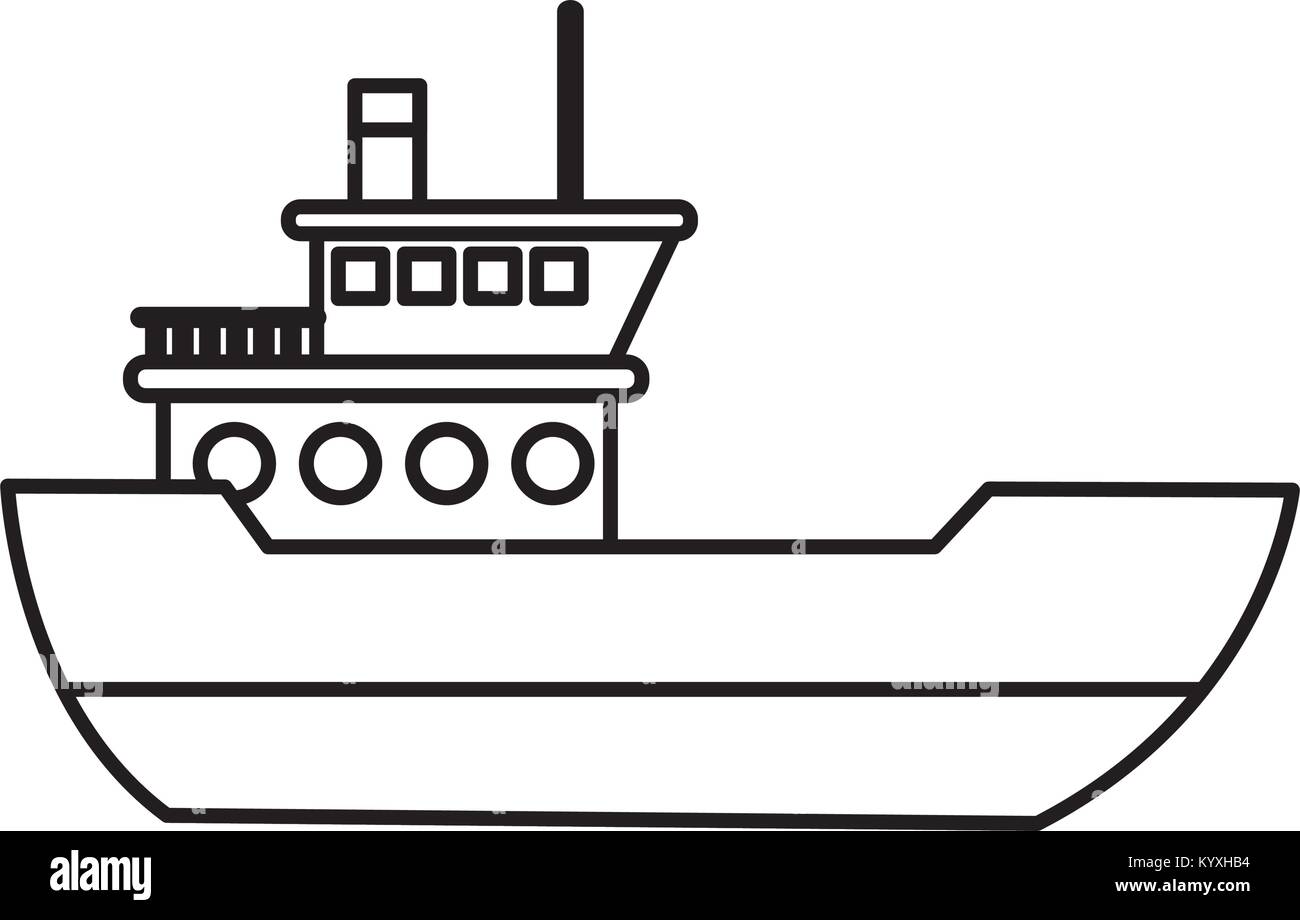 Isolated ship design Stock Vector Image & Art - Alamy