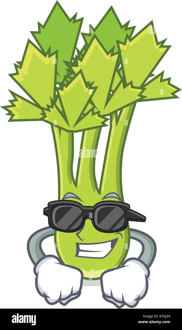 Super cool celery character cartoon style Stock Vector Image & Art Alamy