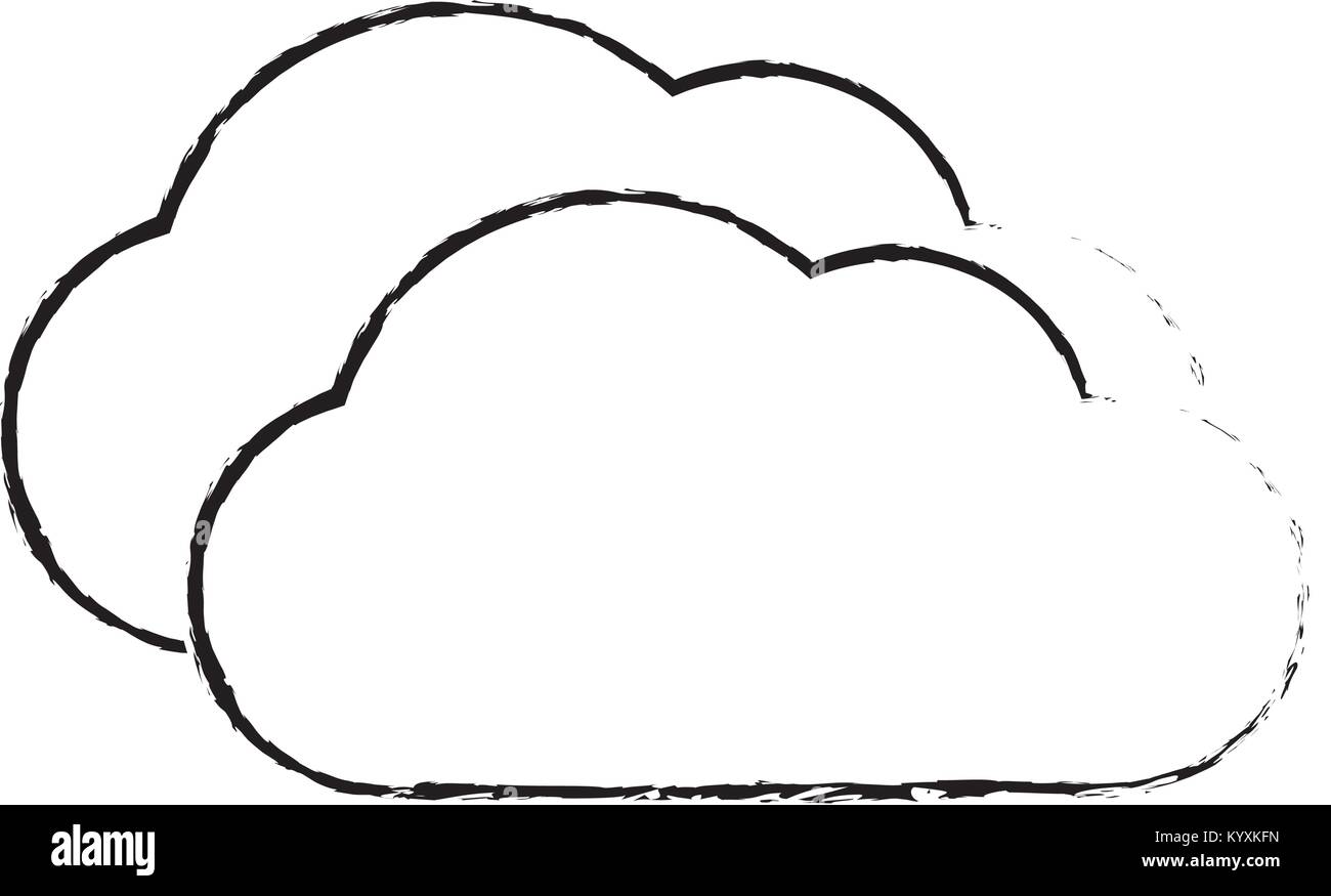 Isolated cloud design Stock Vector Image & Art - Alamy