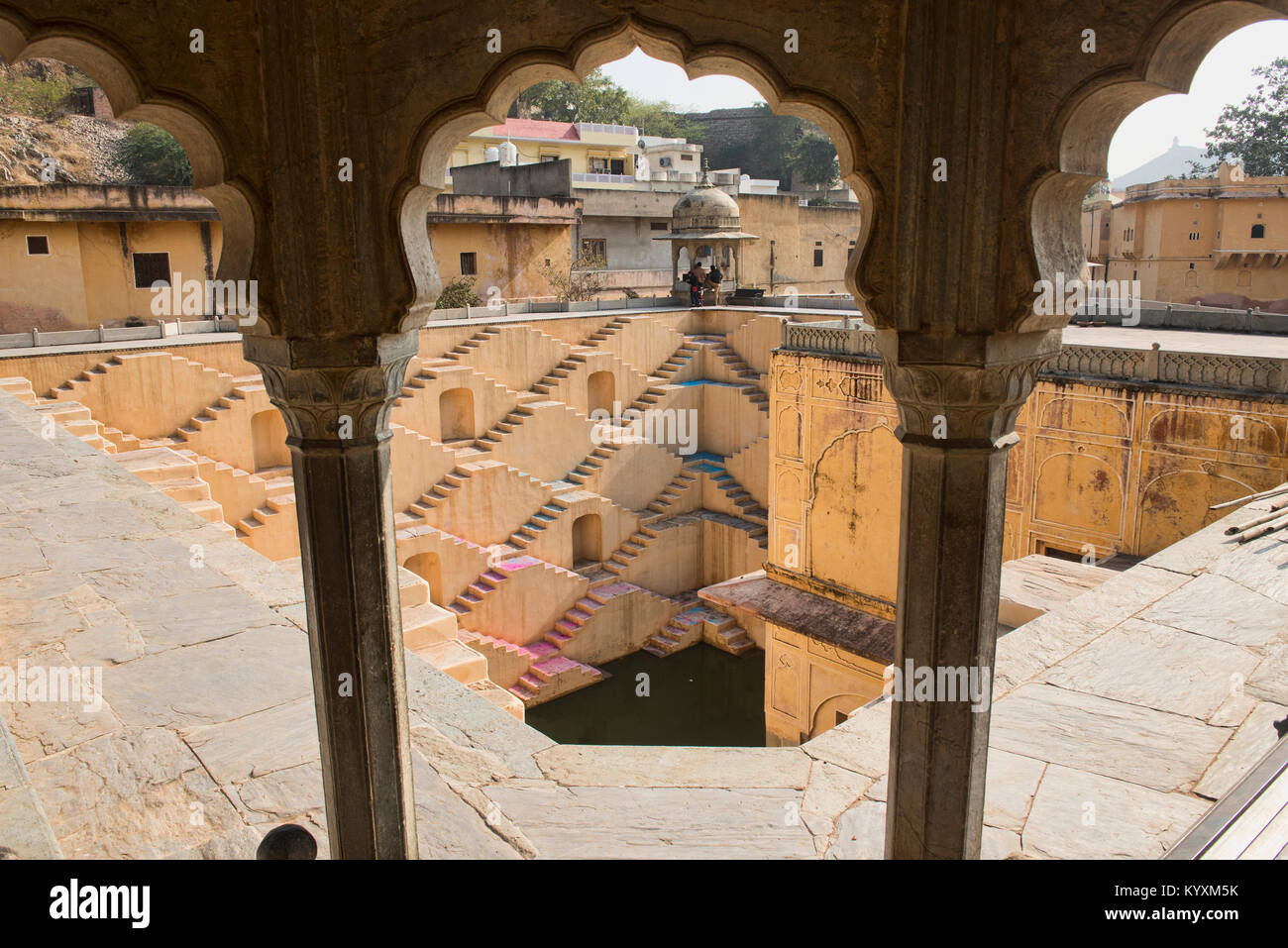 The Panna Meena ka Kund stepwell, Jaipur, India Stock Photo