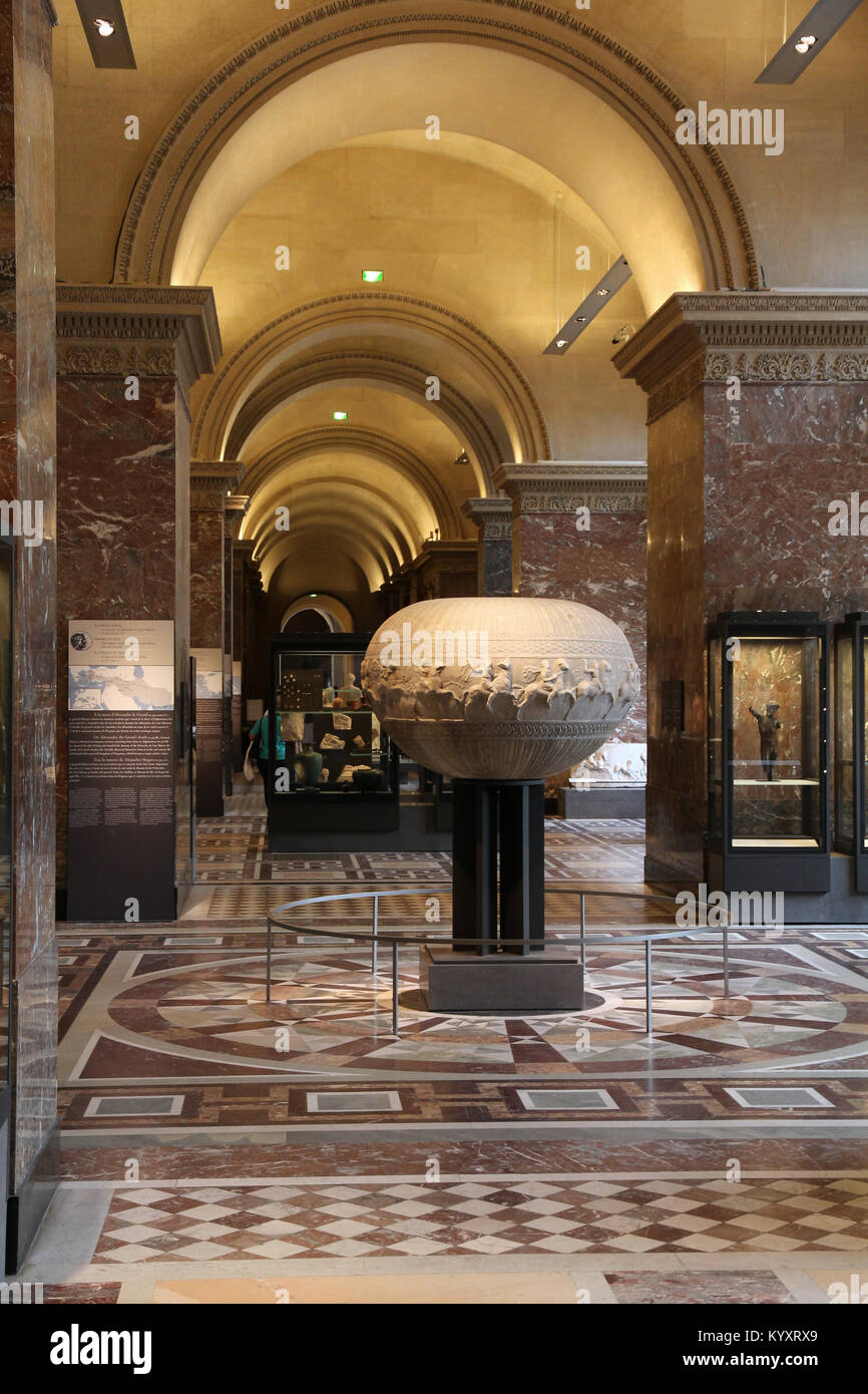 PARIS JULY 22 Ancient Greece artifacts on July 22, 2011 in Louvre