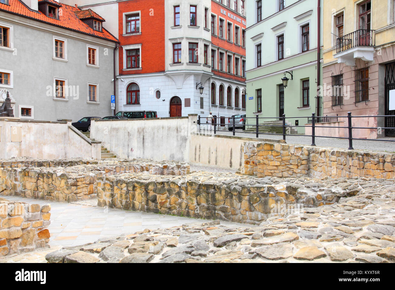 Lublin, city in Poland. Old town view. Stock Photo