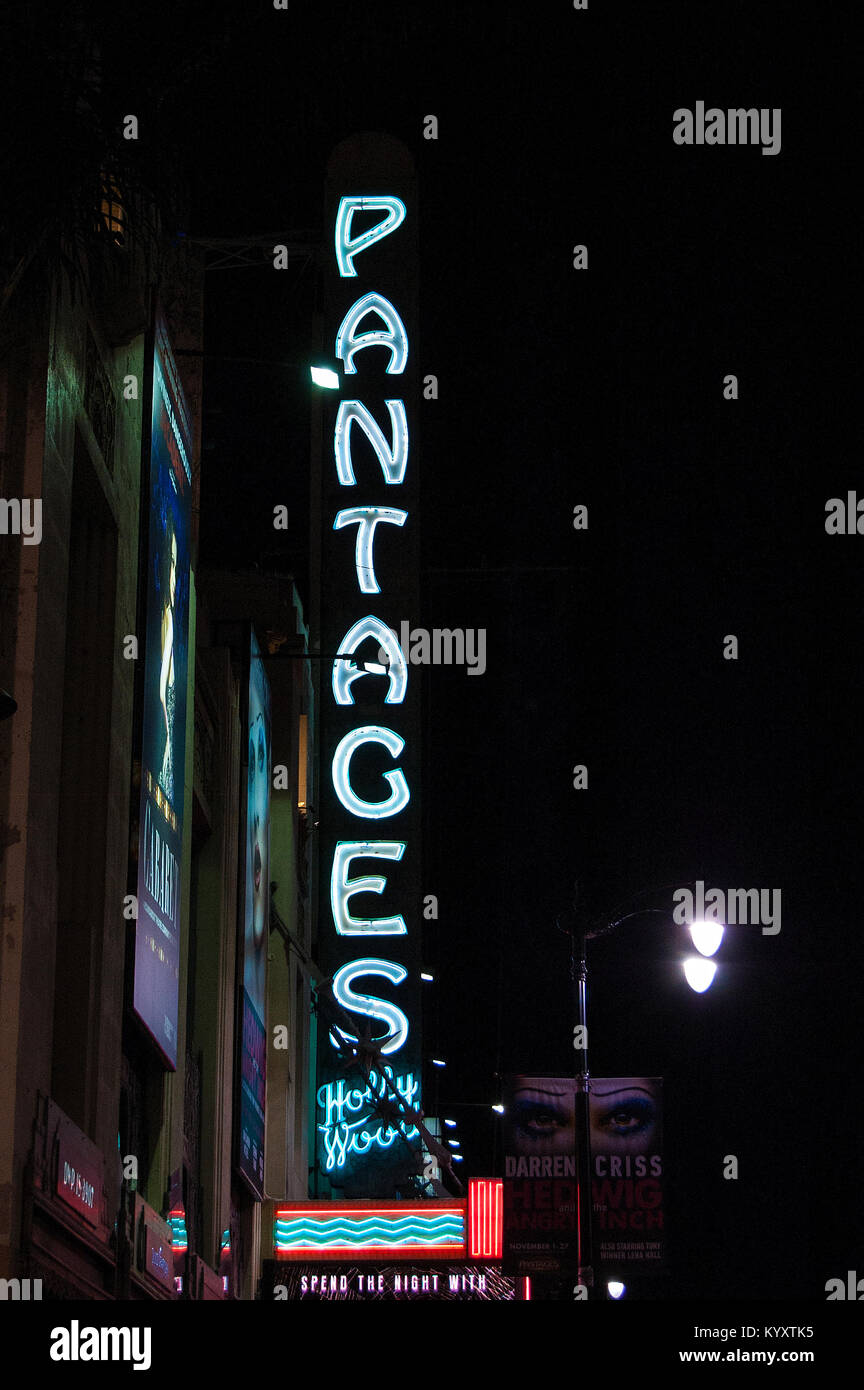Pantages Theater. Hollywood. Los Angeles, California Stock Photo