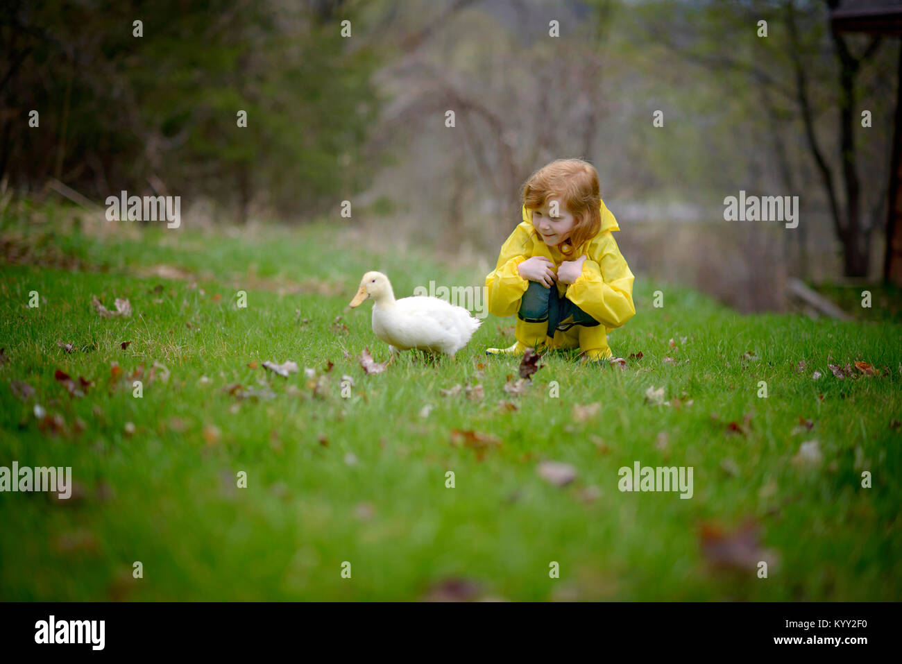 Little girl shop duck raincoat