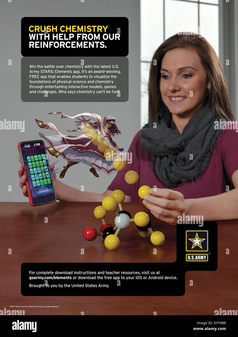 Crush Chemistry This Poster was created to promote the Army STARS