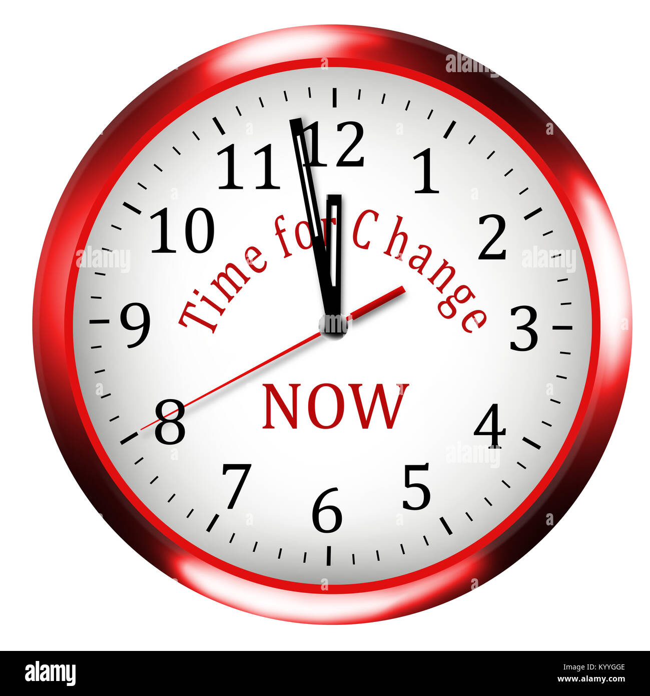 Time for Change clock business ilustration idea concept Stock Photo Alamy
