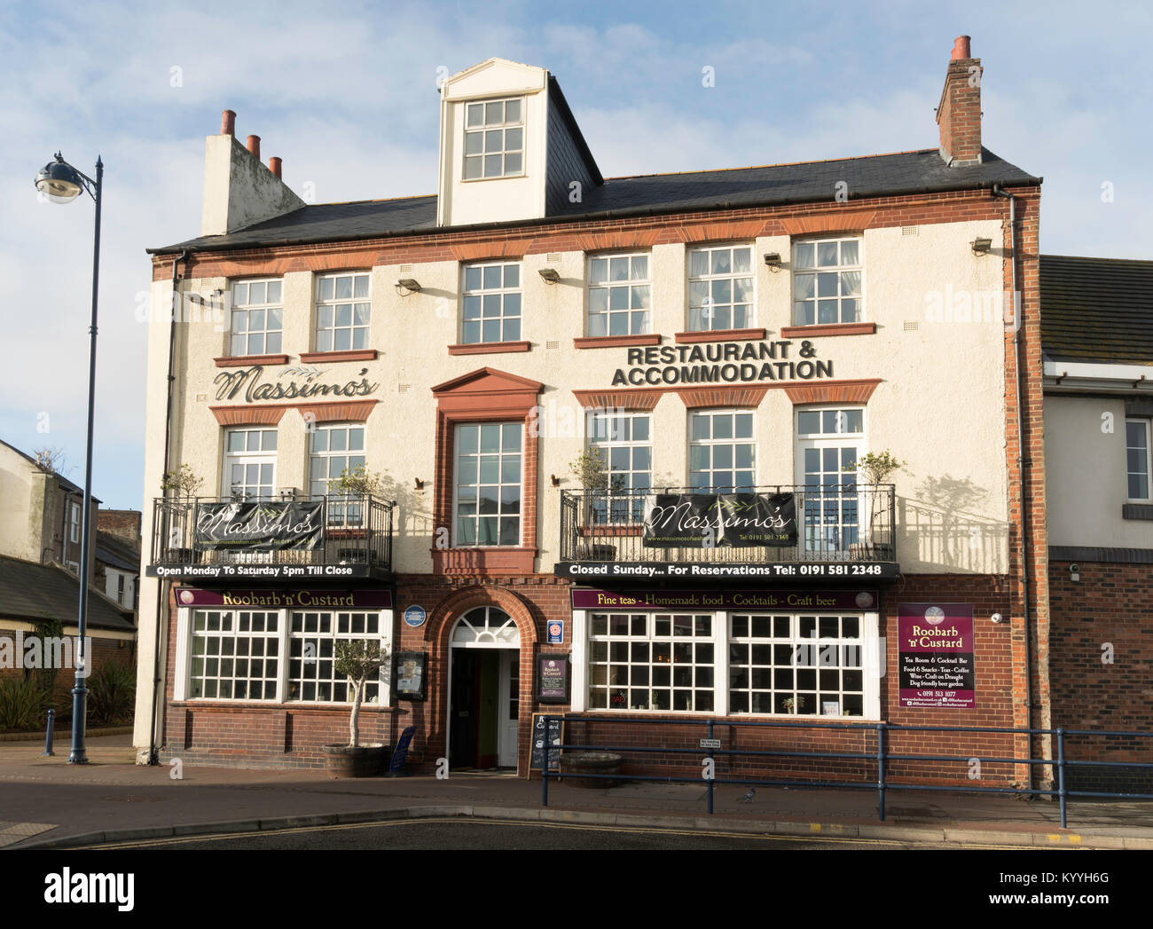 building once a pub, now a tearoom and Italian restaurant at