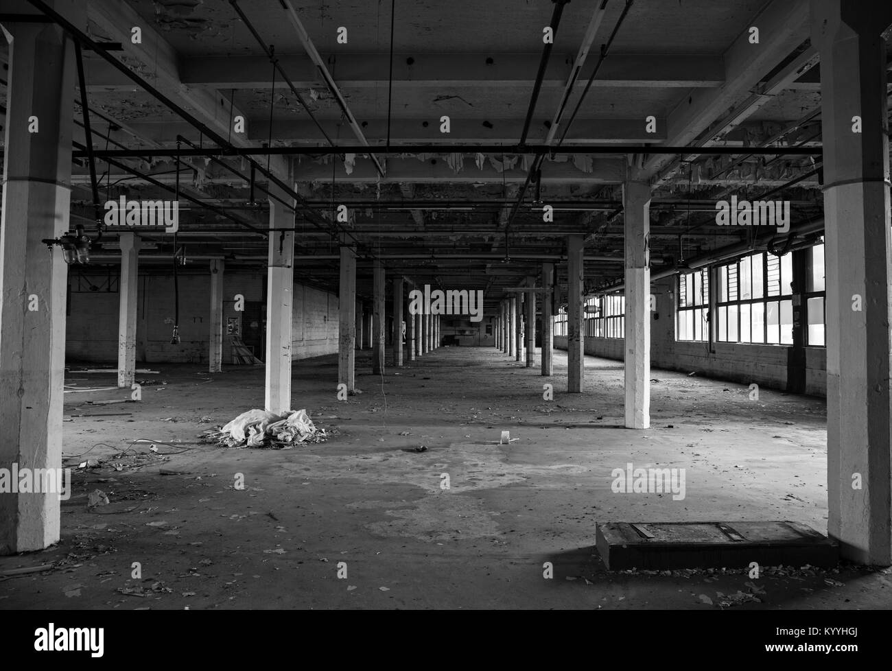 Exploring abandoned buildings Black and White Stock Photos & Images Alamy