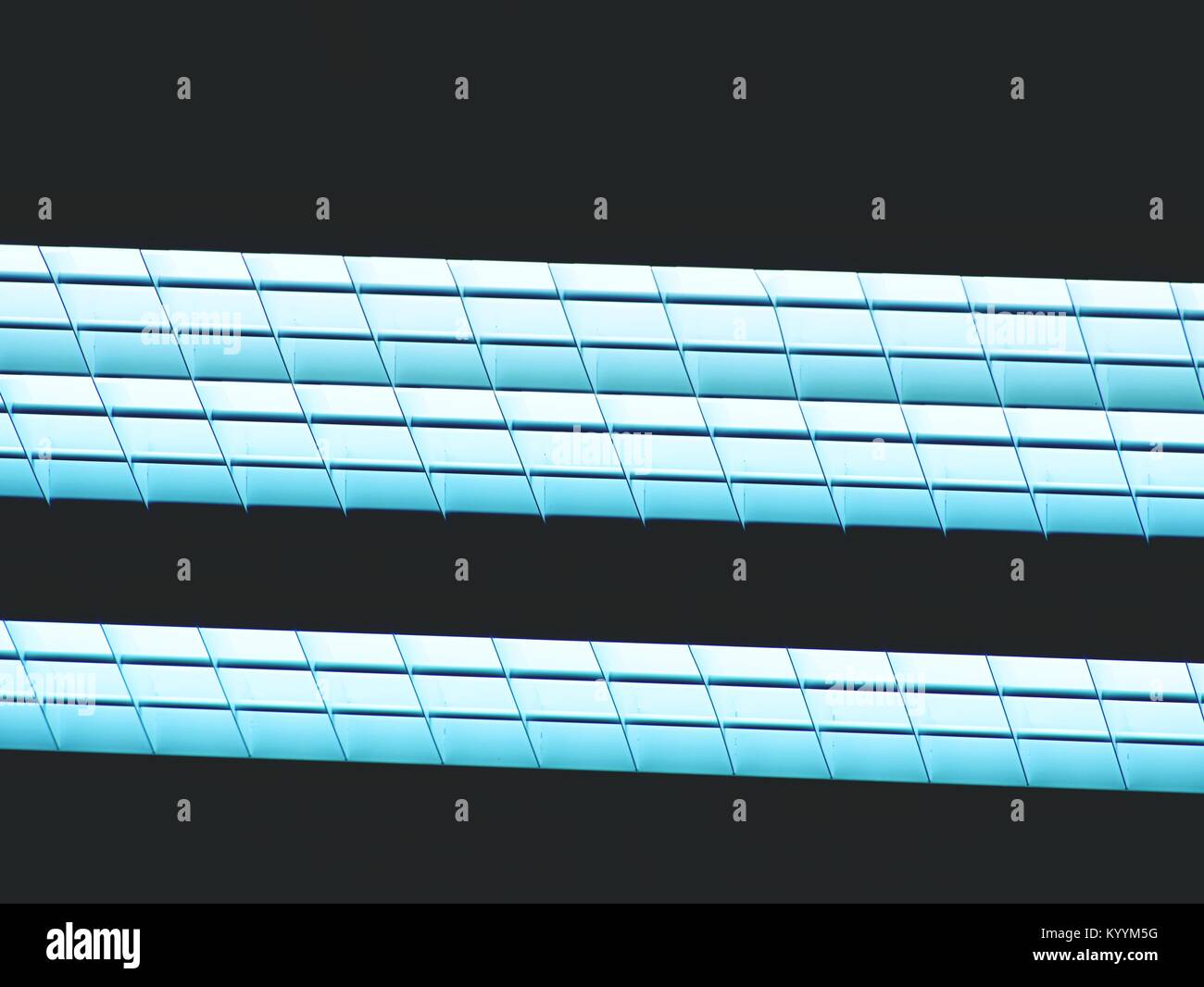 Lighting Ceiling Panels Fluorescent Lamps On The Modern Ceiling