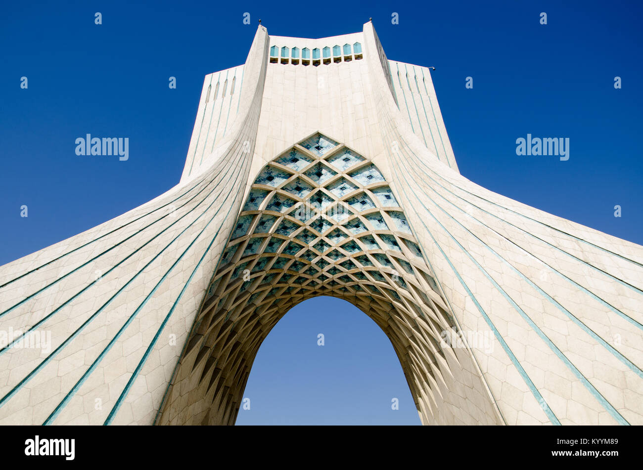 Azadi Tower in Tehran Stock Photo