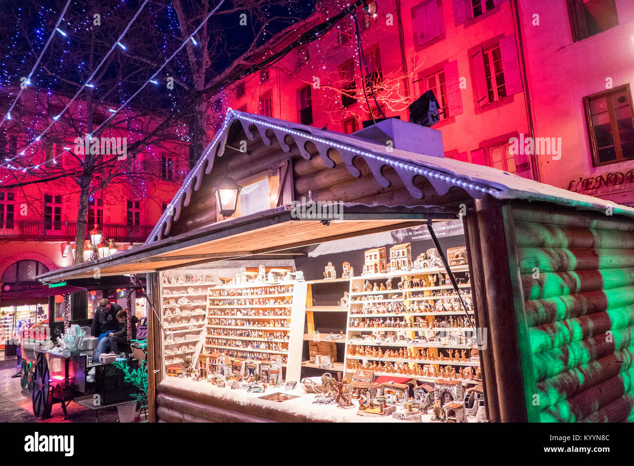 Traditional,Christmas,Market,Carcassonne,Aude,Department,France,French