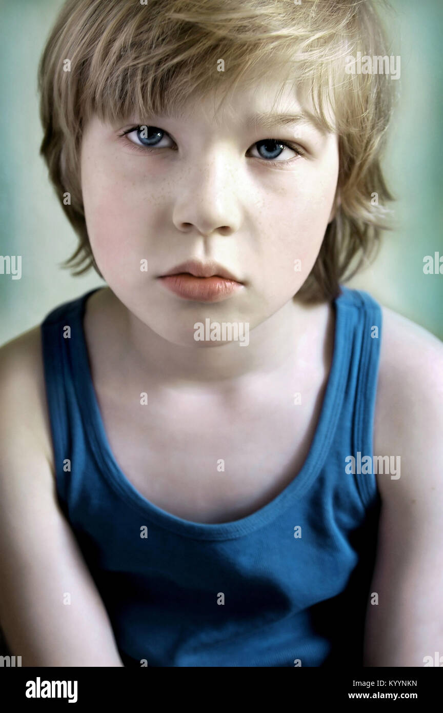 Portrait of melancholic boy hires stock photography and images Alamy