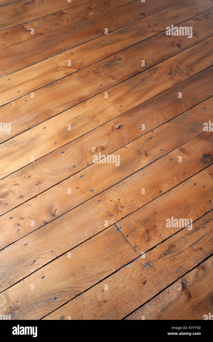 Old wooden floor boards after restoration Stock Photo Alamy