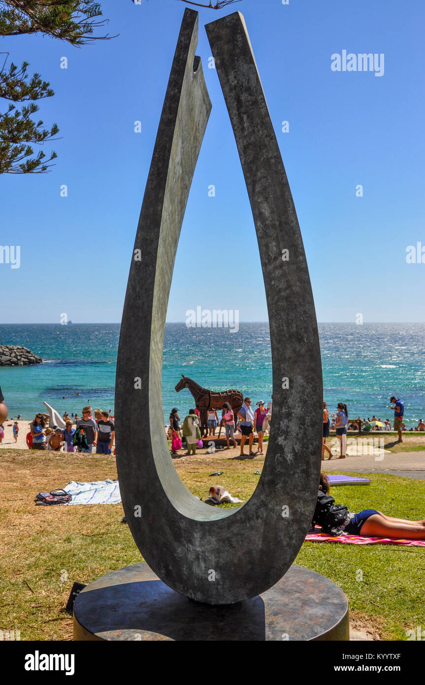 A sculpture on display at Sculptures By The Sea Exhibition 2009