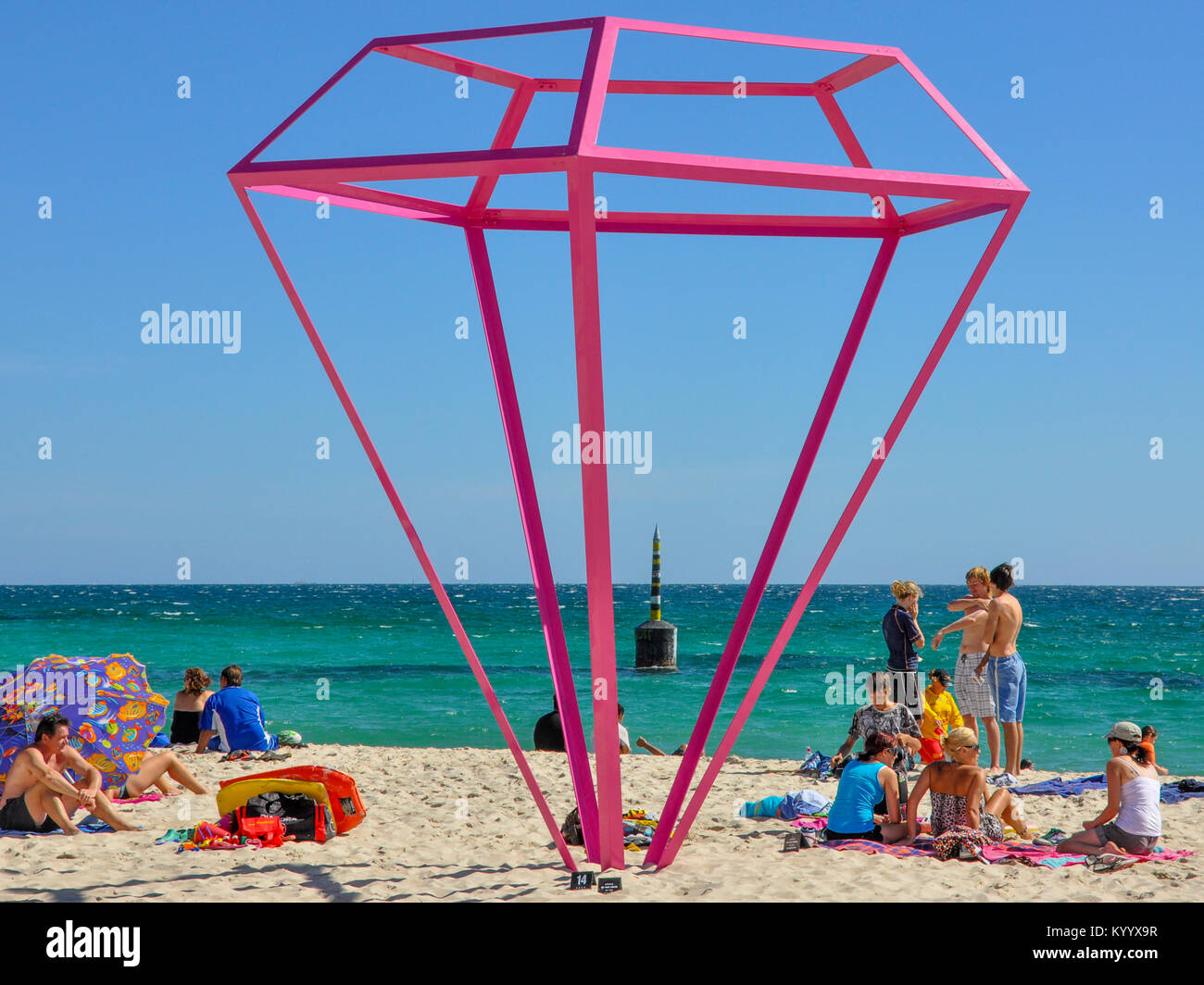 A sculpture on display at Sculptures By The Sea Exhibition 2009