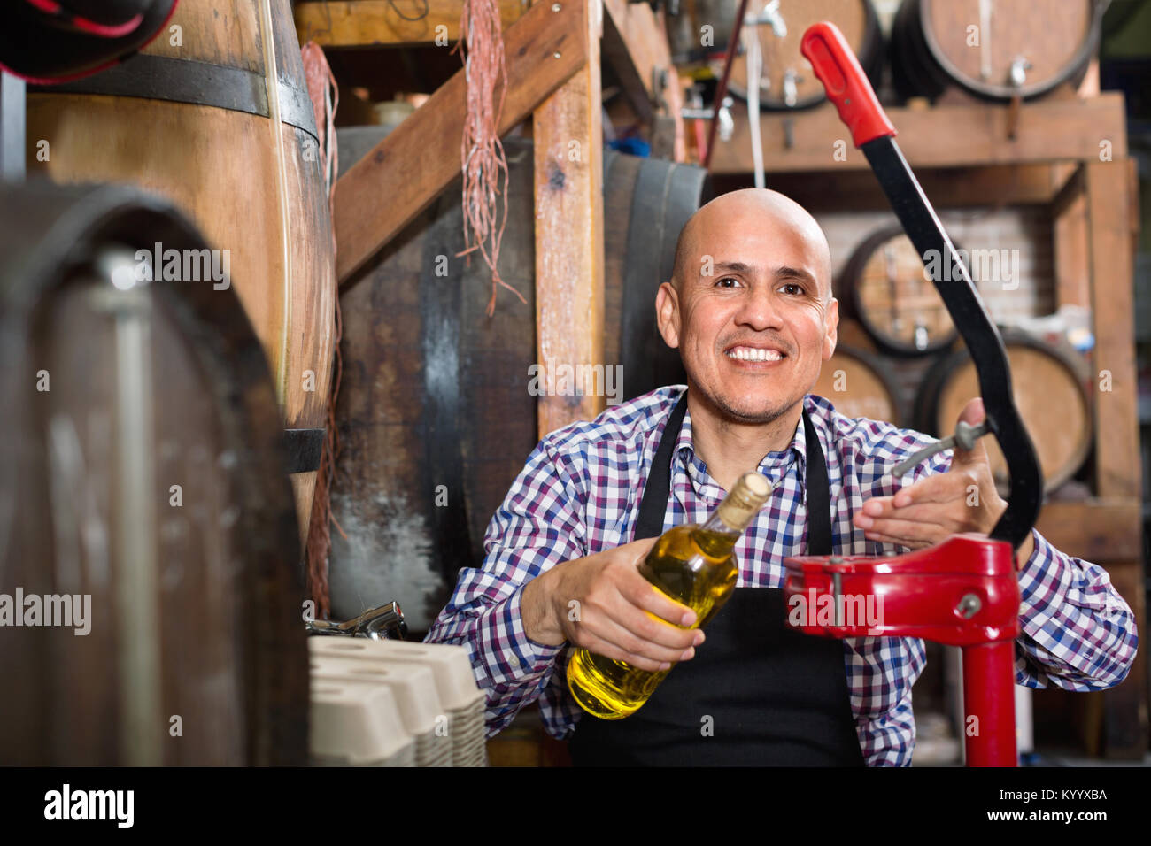 Corking the bottle hires stock photography and images Alamy