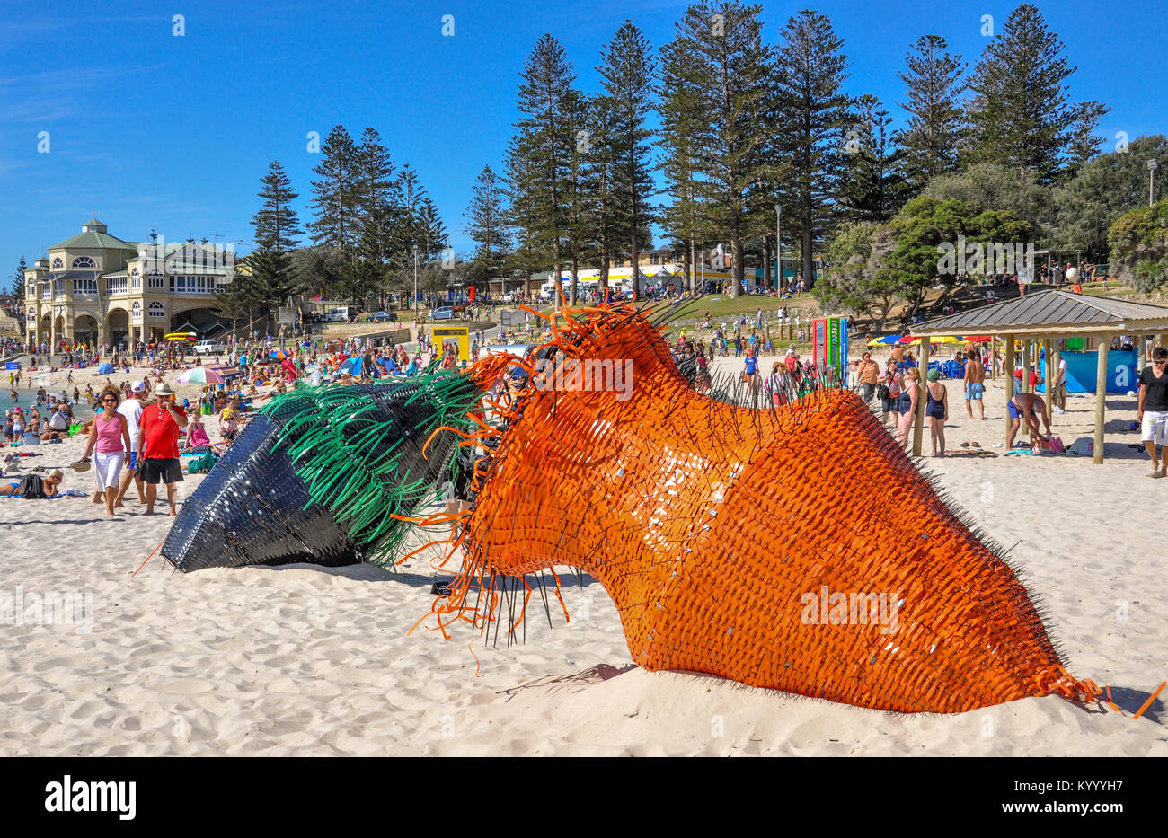A sculpture on display at Sculptures By The Sea Exhibition 2009