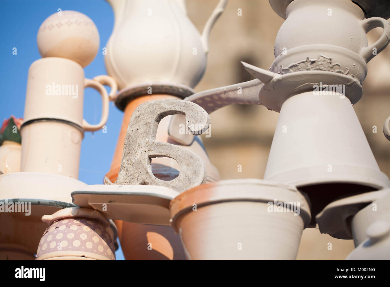 ceramics - a great ceramic sculpture Stock Photo
