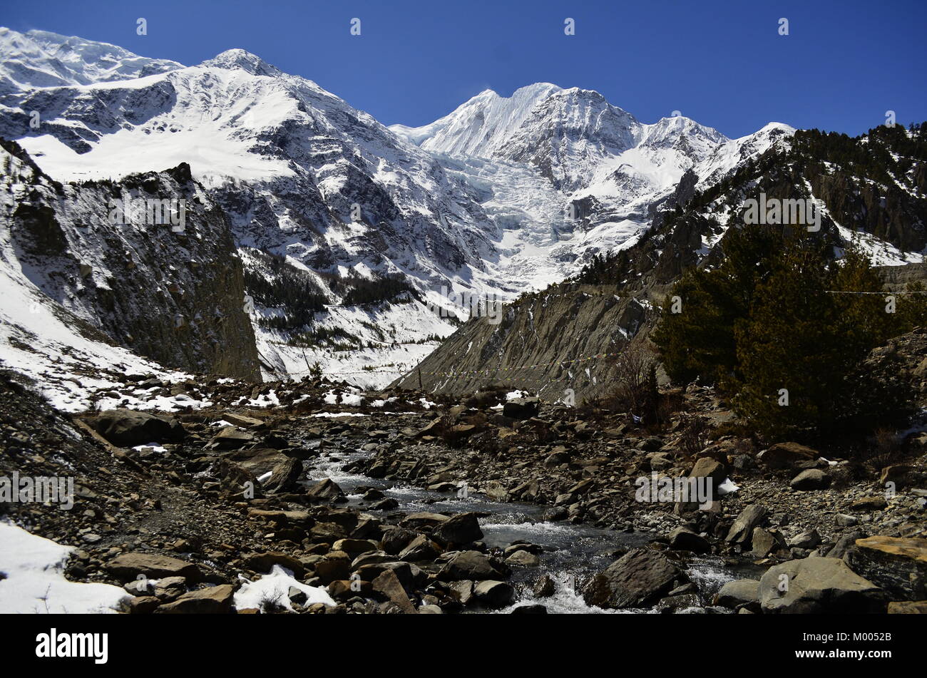 Trekking on the Annapurna Circuit, Nepal Stock Photo - Alamy