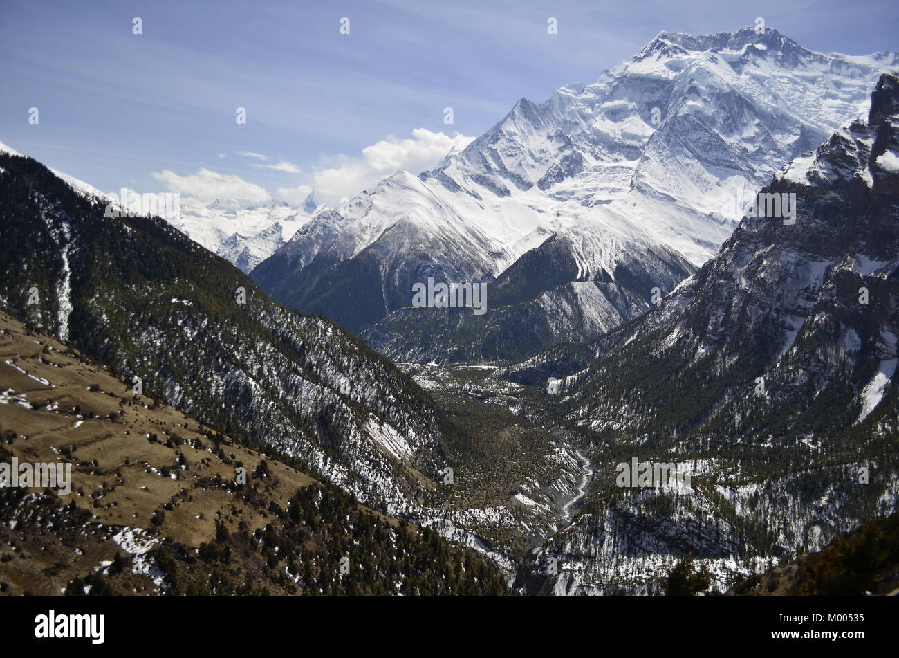 Trekking on the Annapurna Circuit, Nepal Stock Photo - Alamy