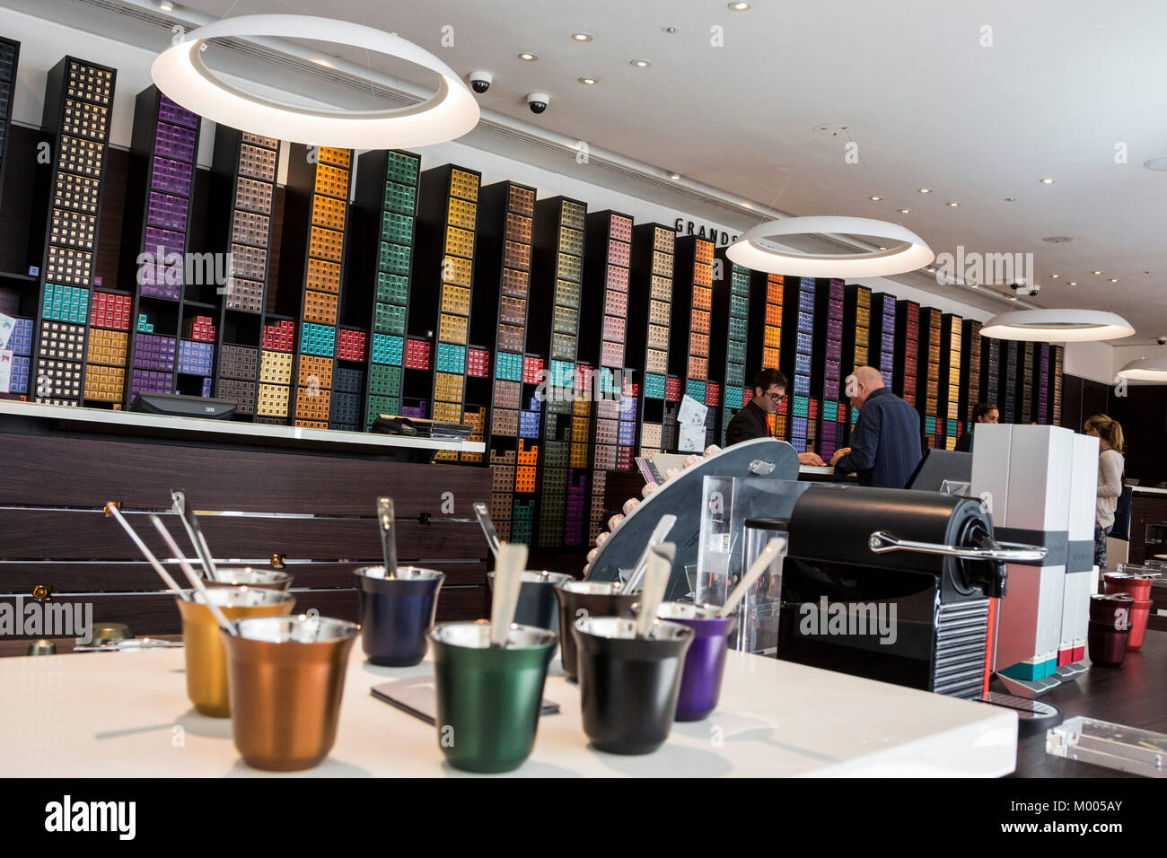 Nespresso shop in Regent Street, London Stock Photo - Alamy