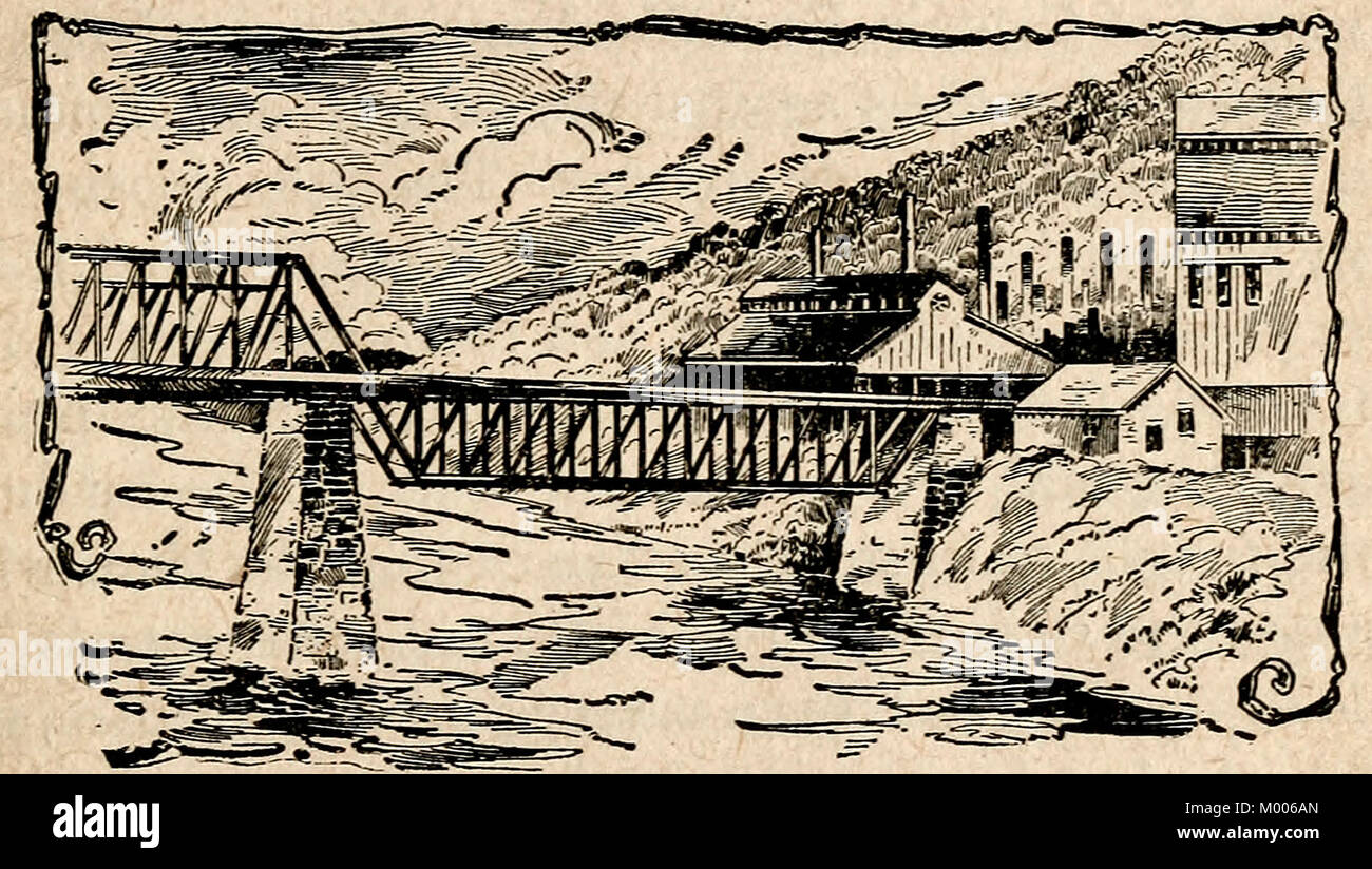 The Pemickey Bridge - Part of the Homestead Strike of 1892 Stock Photo