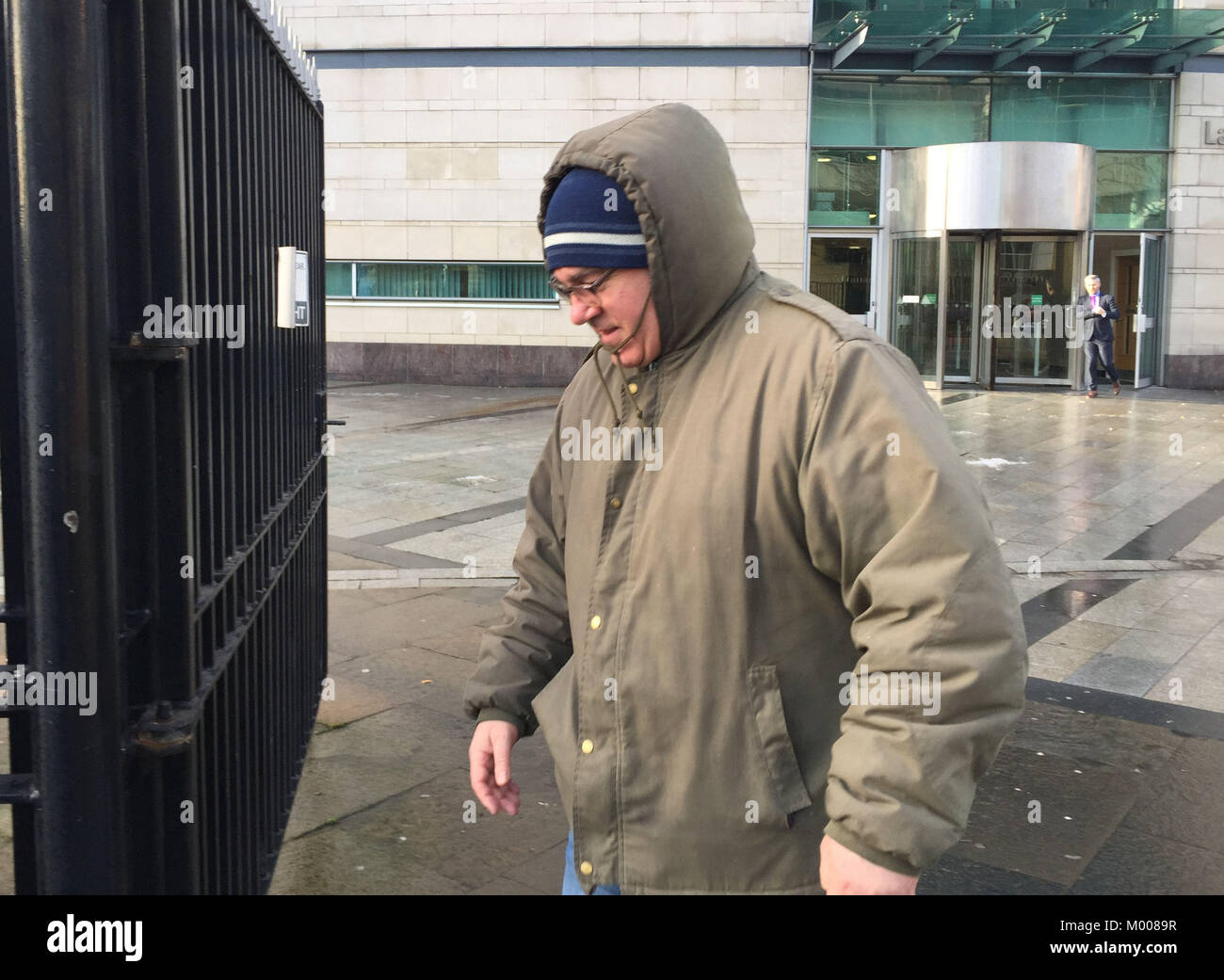 Far-right activist Paul Rimmer leaving Belfast Magistrates' Court where ...