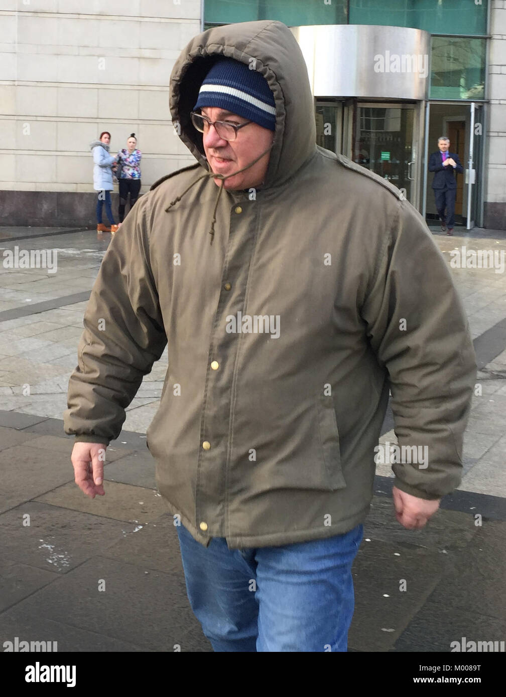 Far-right activist Paul Rimmer leaving Belfast Magistrates' Court where ...
