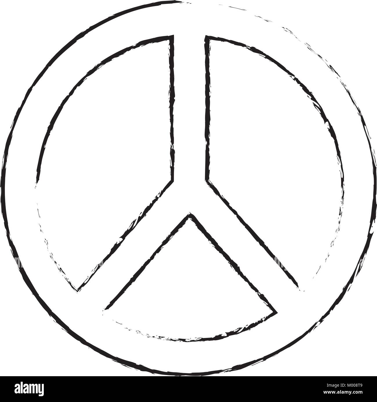 peace and love symbol emblem icon Stock Vector Image & Art Alamy
