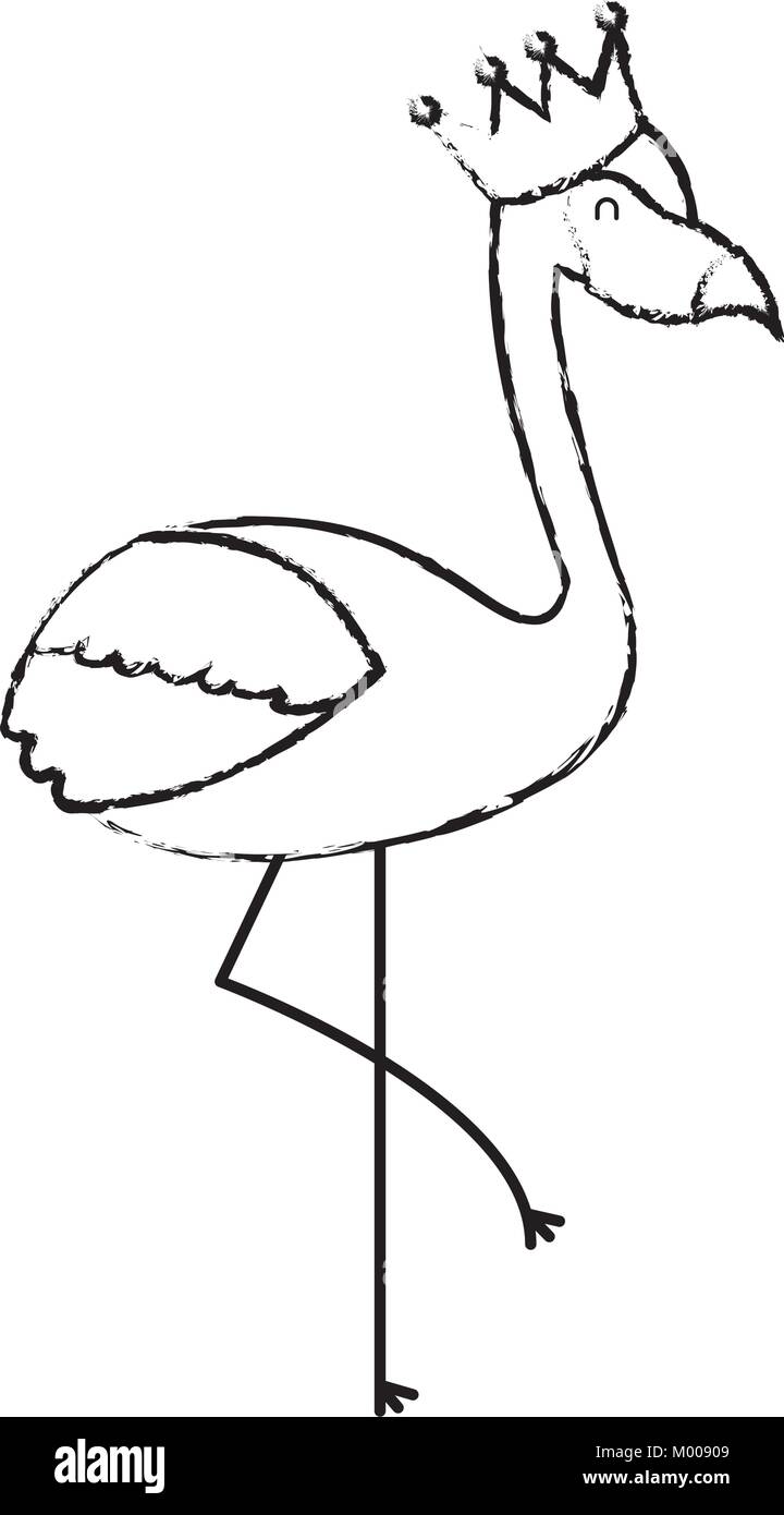Flamingo sketch hi-res stock photography and images - Page 11 - Alamy