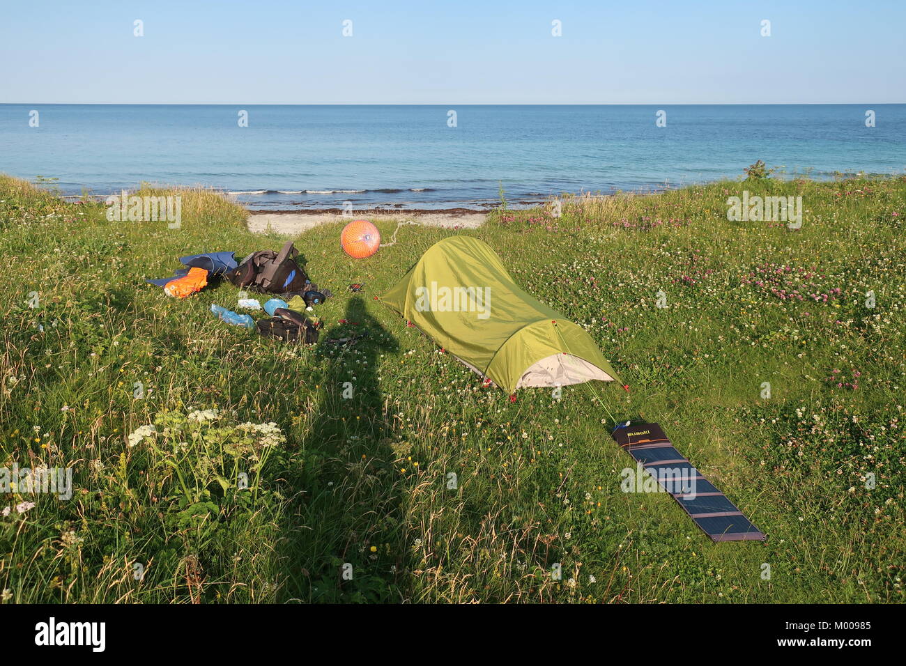 Wild camping on coast at South Uist The Hebridean Way The Outer