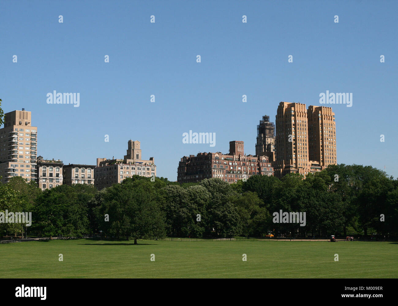 Housing cooperative buildings in Central Park West, Manhattan, New York City, New York State