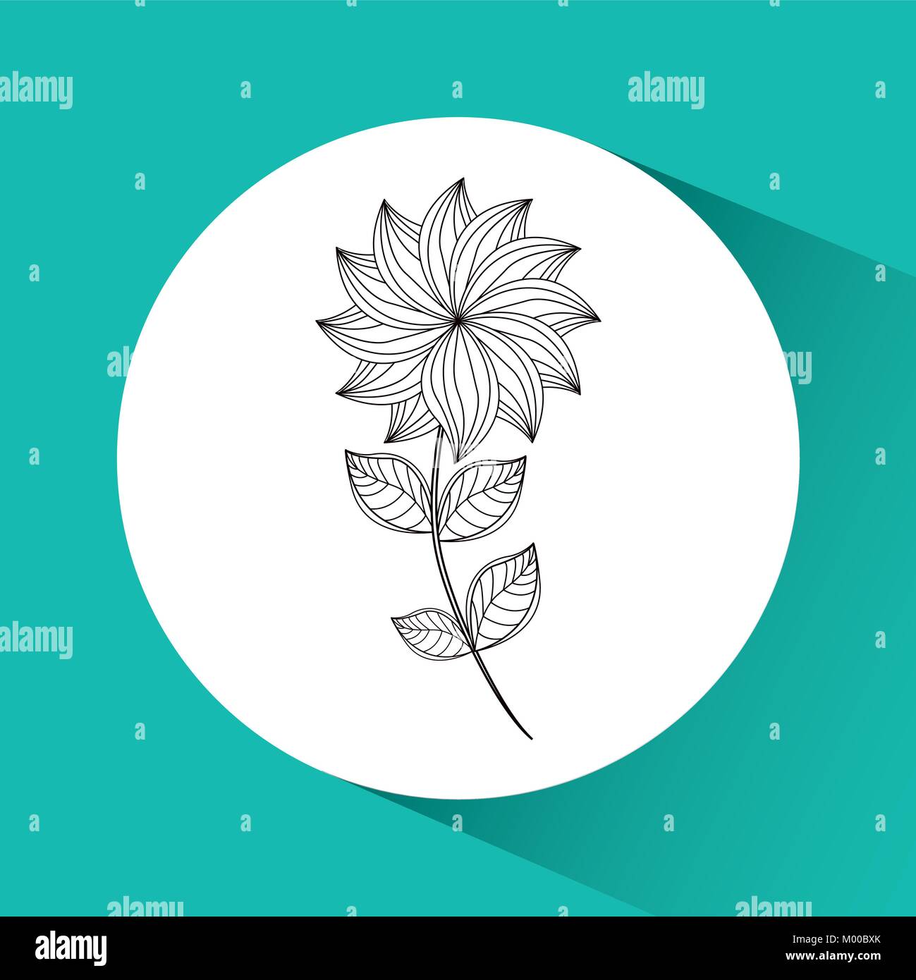flower emblem image Stock Vector Image & Art - Alamy