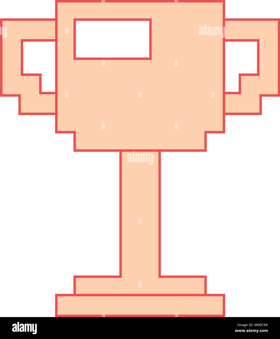 trophy pixelated game award winner Stock Vector Image & Art - Alamy