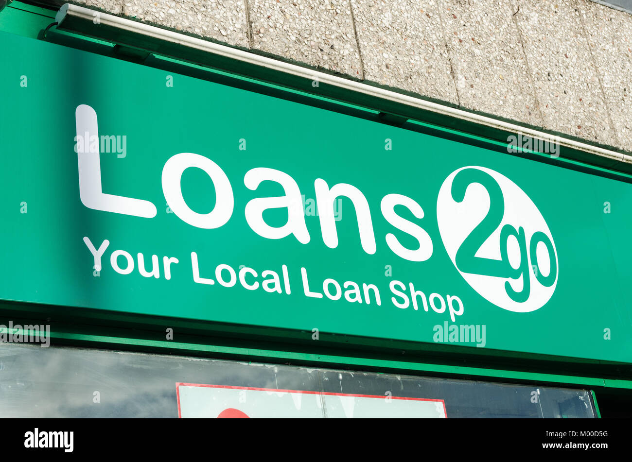 Loans 2go local loan shop in Wolverhampton, UK Stock Photo