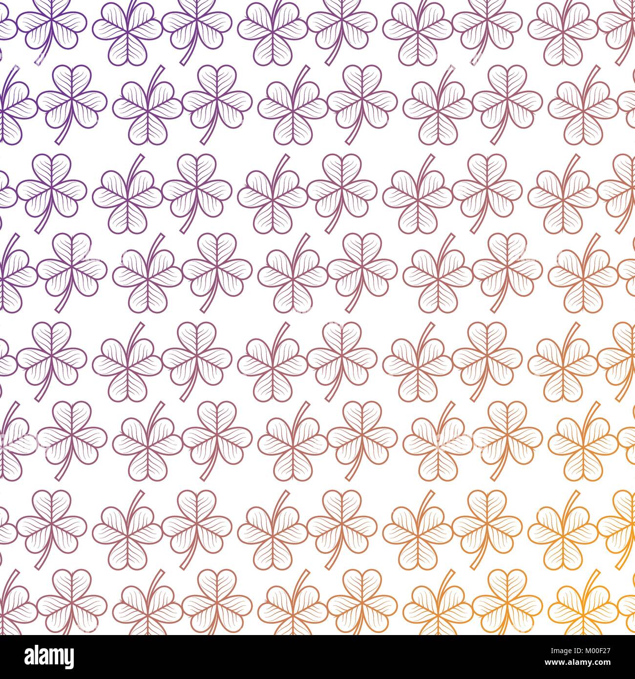 clover leaves seamless pattern st patricks day background wallpaper ...