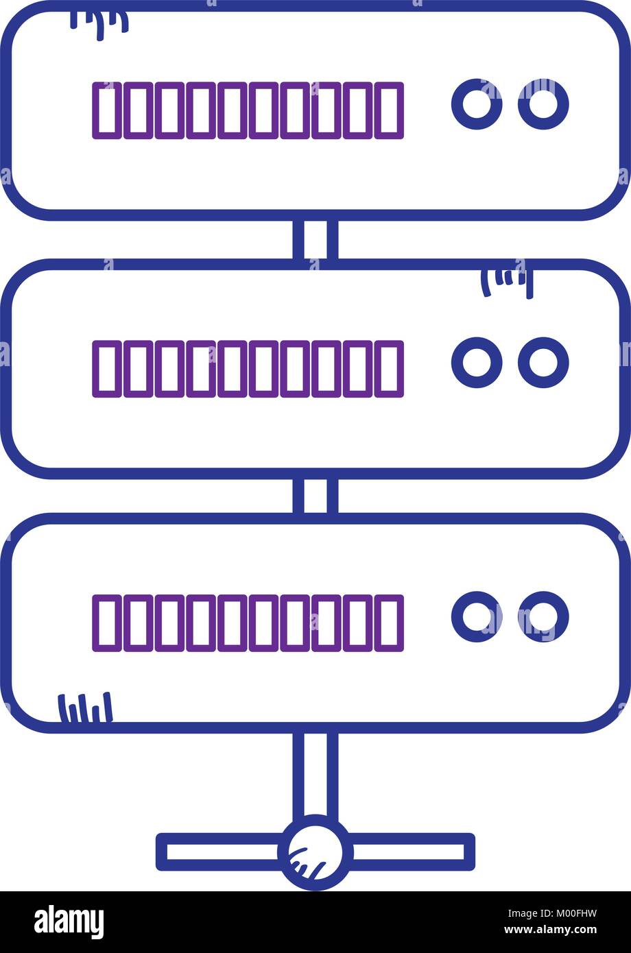 data server computer icon vector illustration design Stock Vector Image ...
