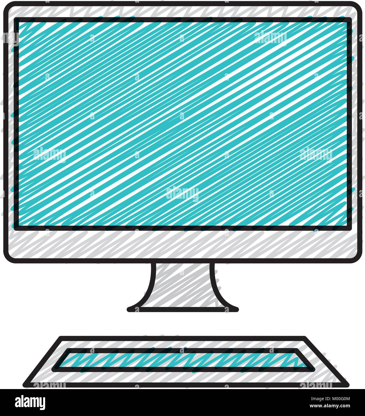 computer desktop isolated icon vector illustration design Stock Vector ...