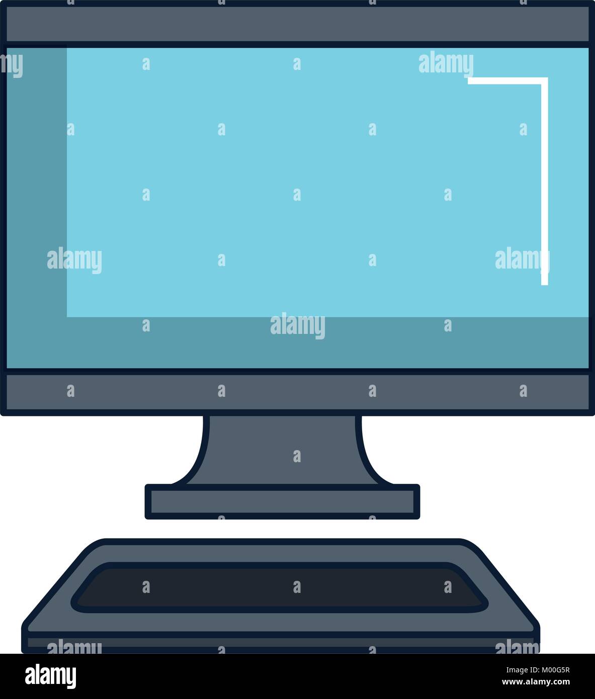 computer desktop isolated icon vector illustration design Stock Vector ...
