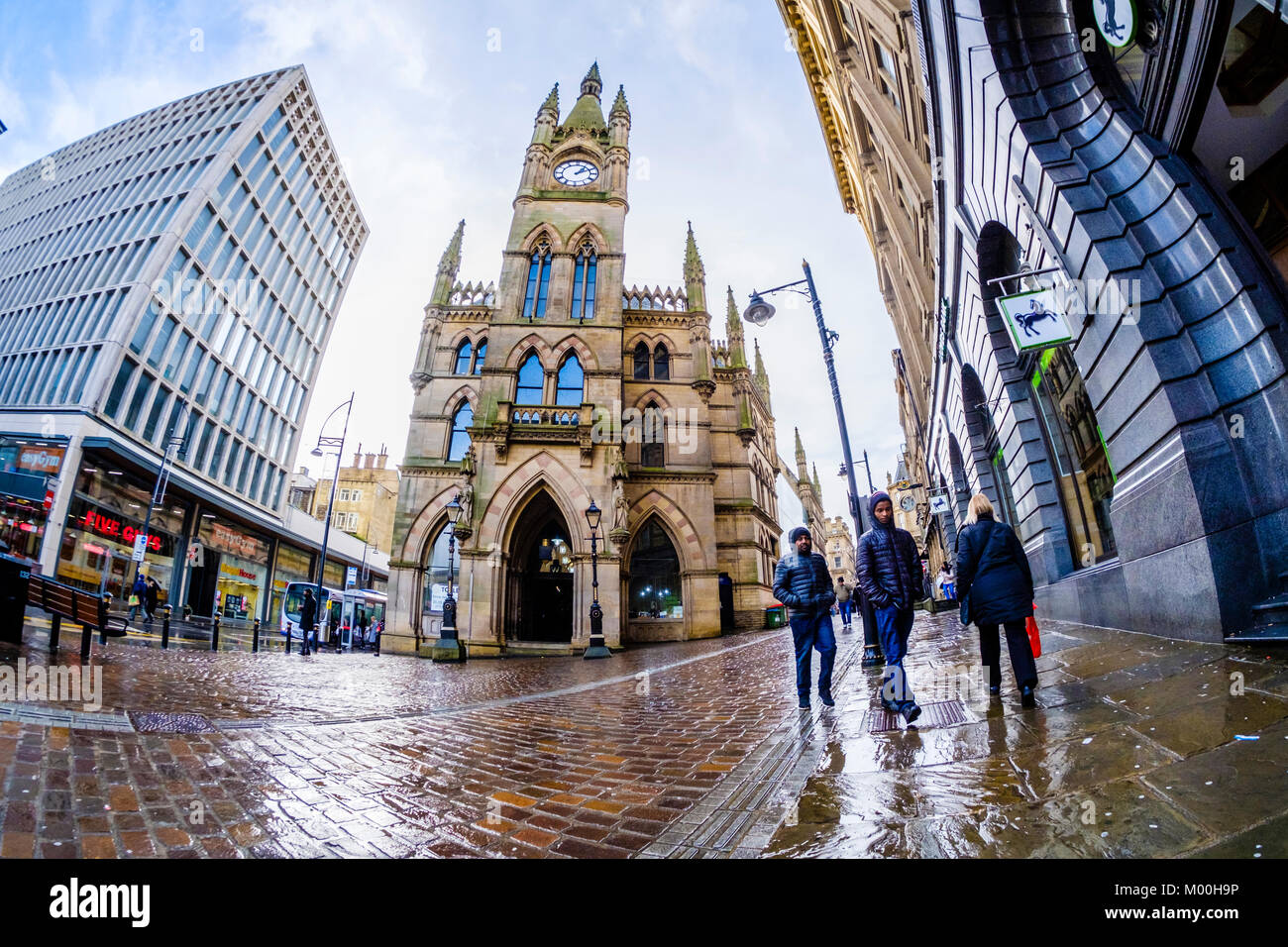 The Wool Exchange, Bradford, Home to Waterstones bookstore and various