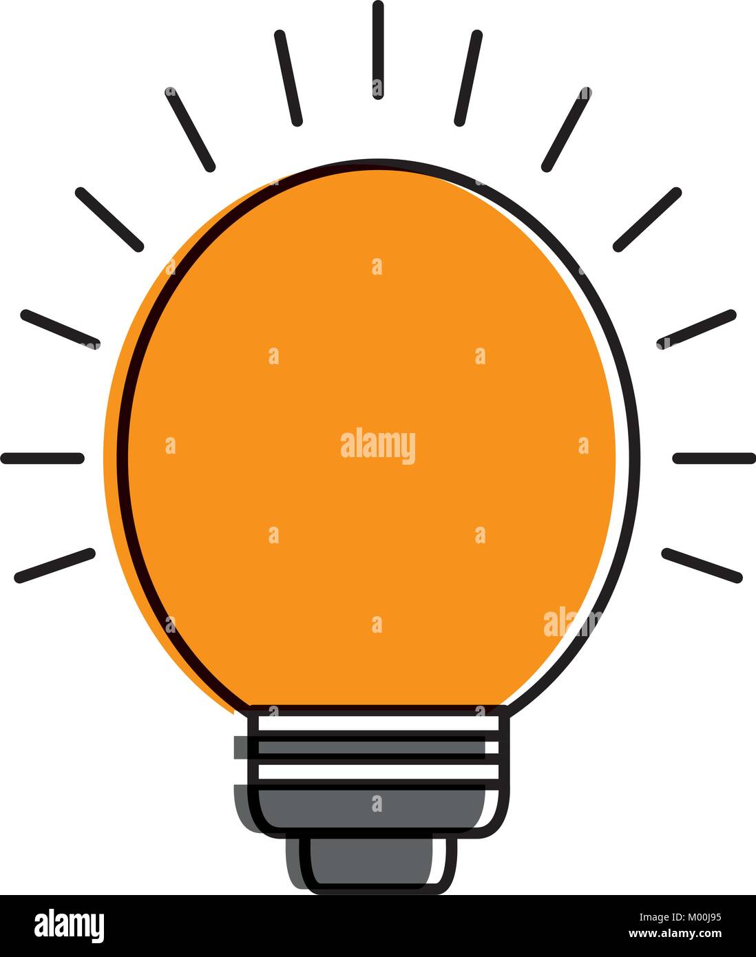 bulb light isolated icon Stock Vector Image & Art - Alamy