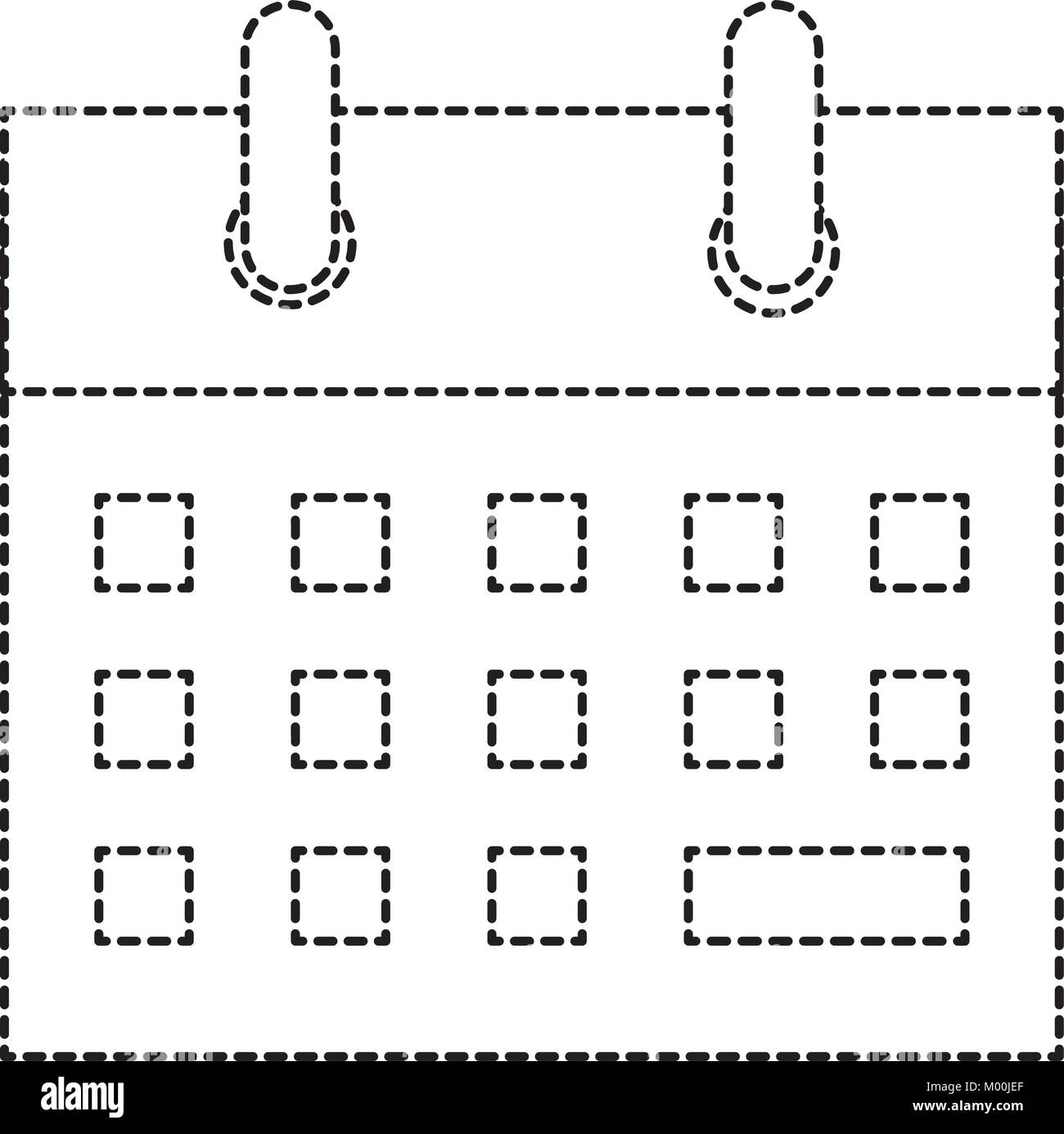Calendar clipart Black and White Stock Photos &amp; Images - Alamy