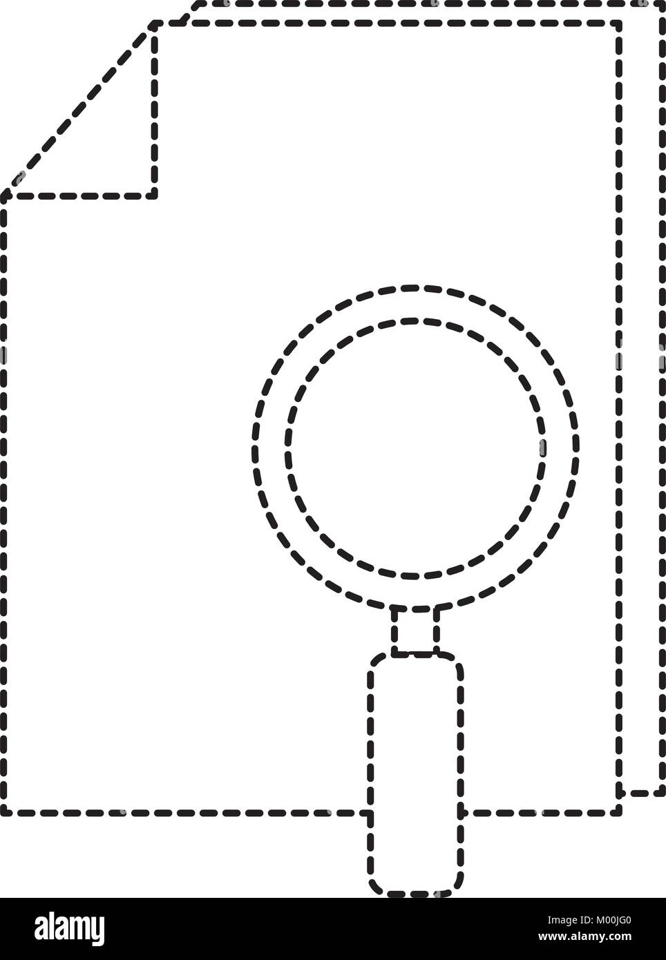 Magnifying glass stamp Black and White Stock Photos & Images - Alamy