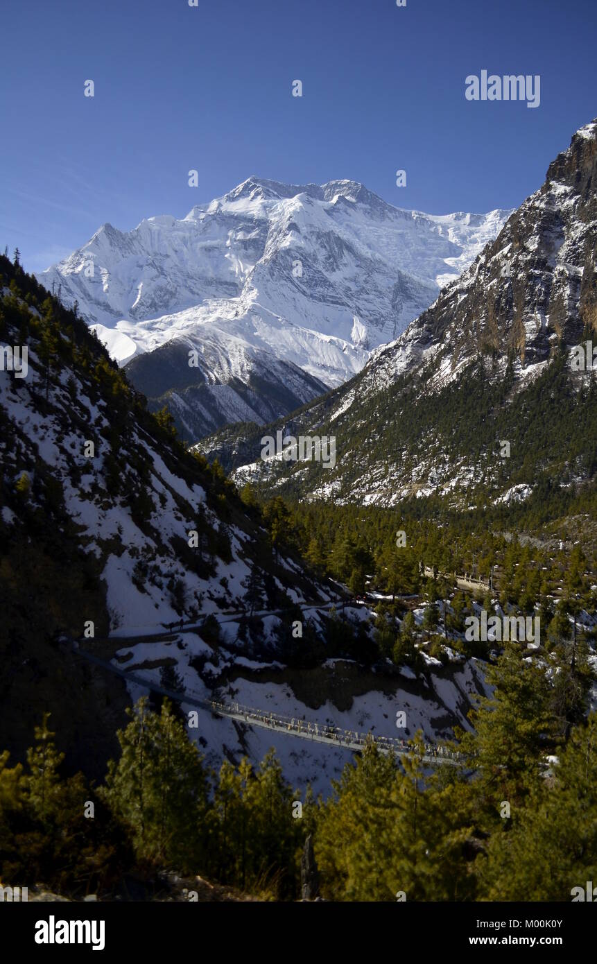 Annapurna Circuit Trek, Nepal Stock Photo - Alamy