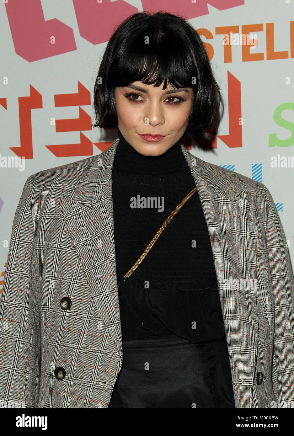 Los Angeles, CA, USA. 17th Jan, 2018. 16 January 2018 - Pasadena, California - Vanessa Hudgens. Stella McCartney Autumn 2018 Presentation held at S.I.R. Studios in Los Angeles. Photo Credit: AdMedia Credit: AdMedia/ZUMA Wire/Alamy Live News Stock Photo