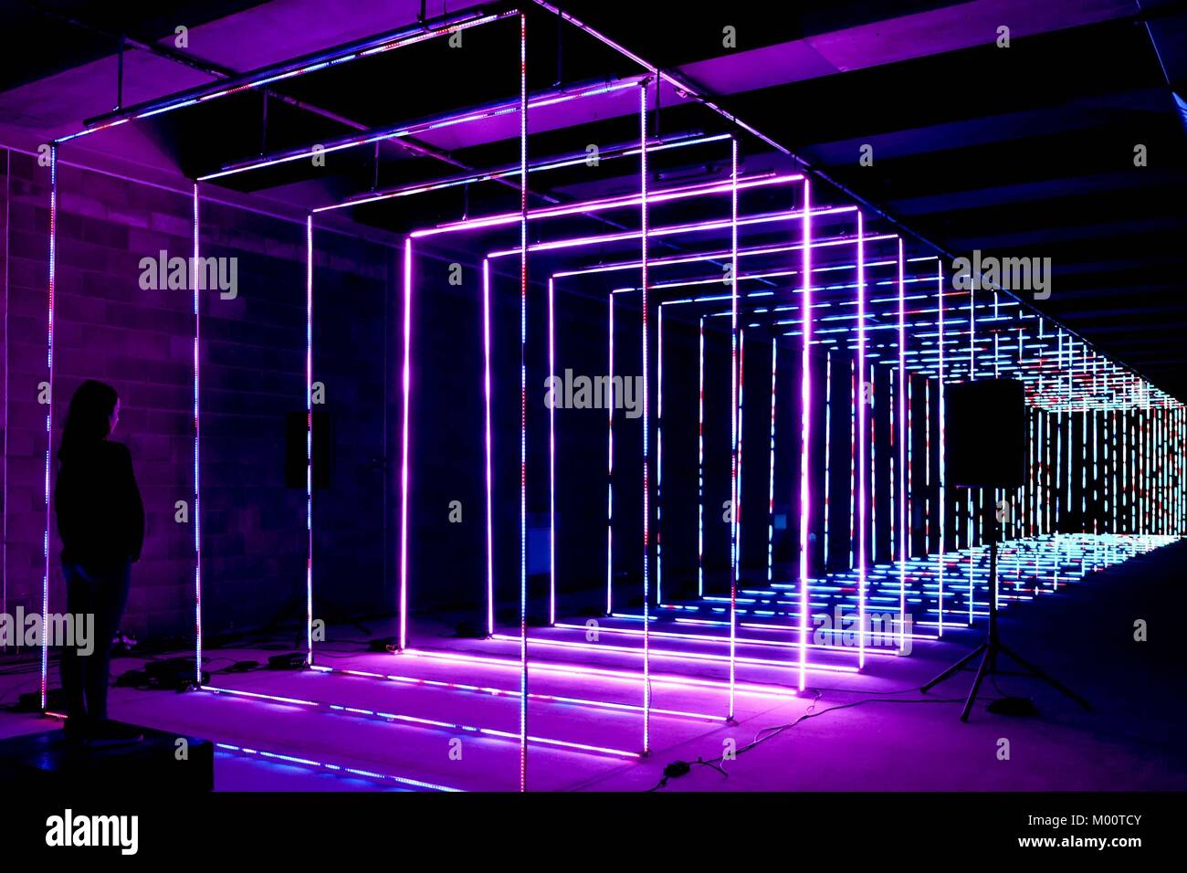 London, UK. 17th Jan, 2018. Winter Lights interactive art installations